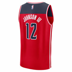 Tre Johnson III Washington Wizards Youth 2025 NBA Draft First Round Pick Fast Break Replica Jersey - Icon Edition - Red