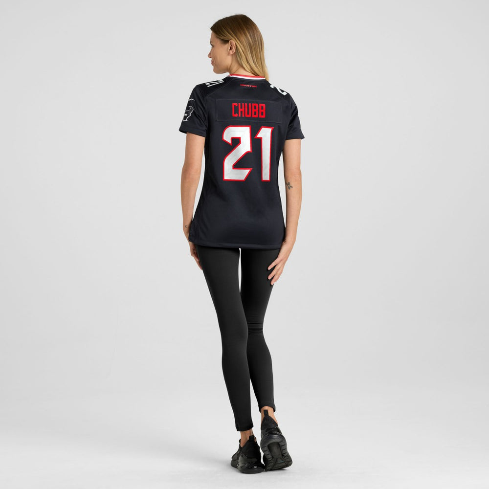Nick Chubb Houston Texans Women's Team Game Jersey - Navy
