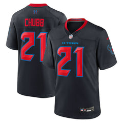 Nick Chubb Houston Texans Alternate 2 Game Jersey - Navy