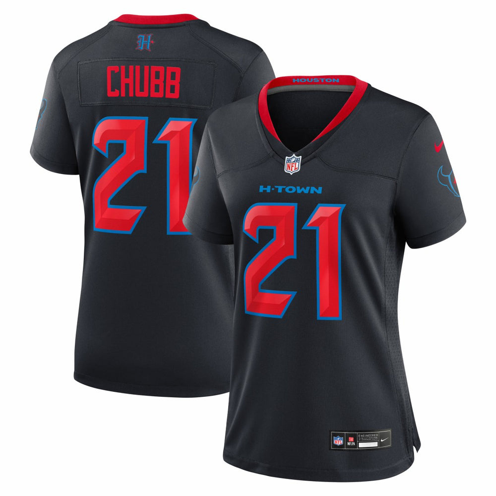 Nick Chubb Houston Texans Women's Game Jersey - Navy