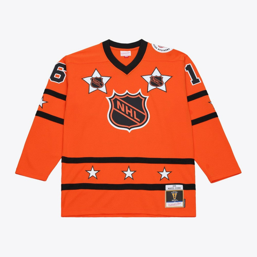 Marcel Dionne Mitchell & Ness 1976 NHL All-Star Game Power Play Jersey Orange