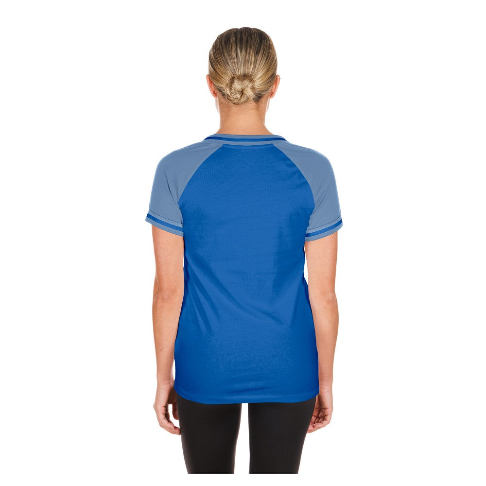 Kansas City Royals Women's Gameday V-Neck T-Shirt Royal | New Era