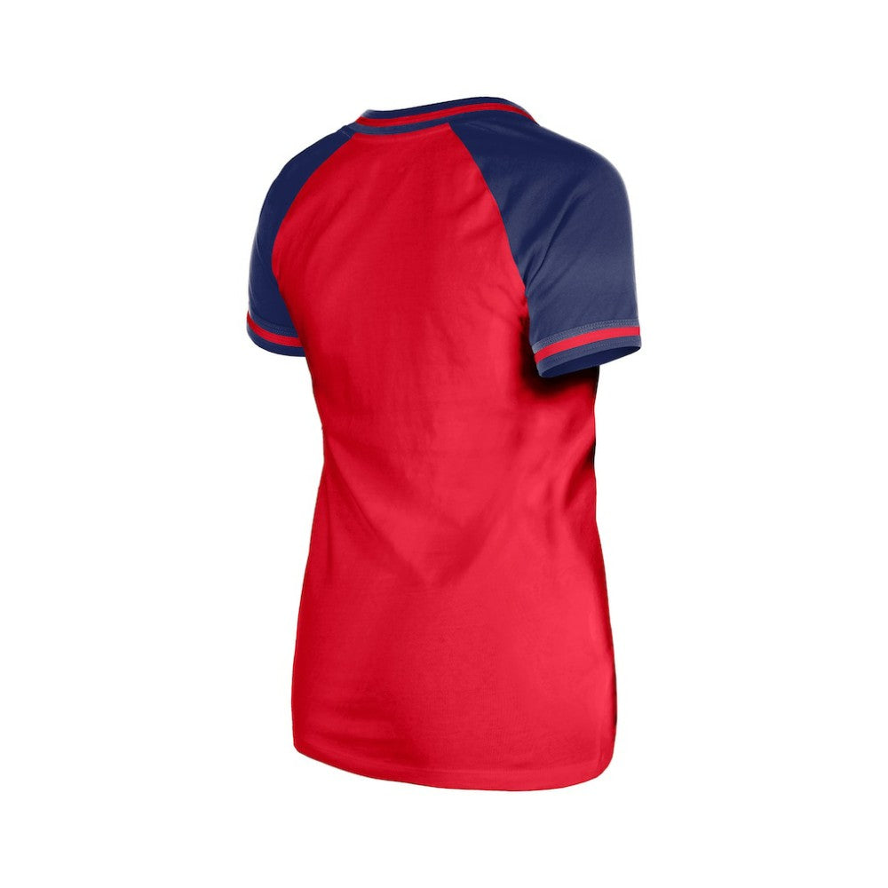 Philadelphia Phillies Women's Gameday V-Neck T-Shirt Red | New Era