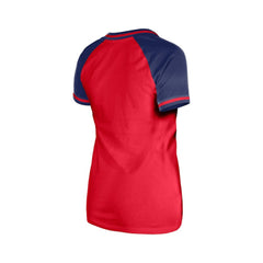 Philadelphia Phillies Women's Gameday V-Neck T-Shirt Red | New Era