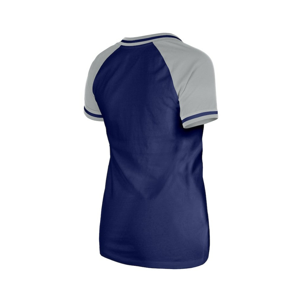 Los Angeles Dodgers Women's Gameday V-Neck T-Shirt Royal | New Era