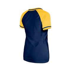 Milwaukee Brewers Women's Gameday V-Neck T-Shirt Navy | New Era