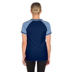 Tampa Bay Rays Women's Gameday V-Neck T-Shirt Navy | New Era