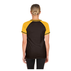San Diego Padres Women's Gameday V-Neck T-Shirt Brown | New Era