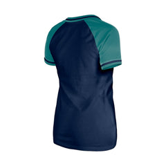 Seattle Mariners Women's Gameday V-Neck T-Shirt Navy | New Era