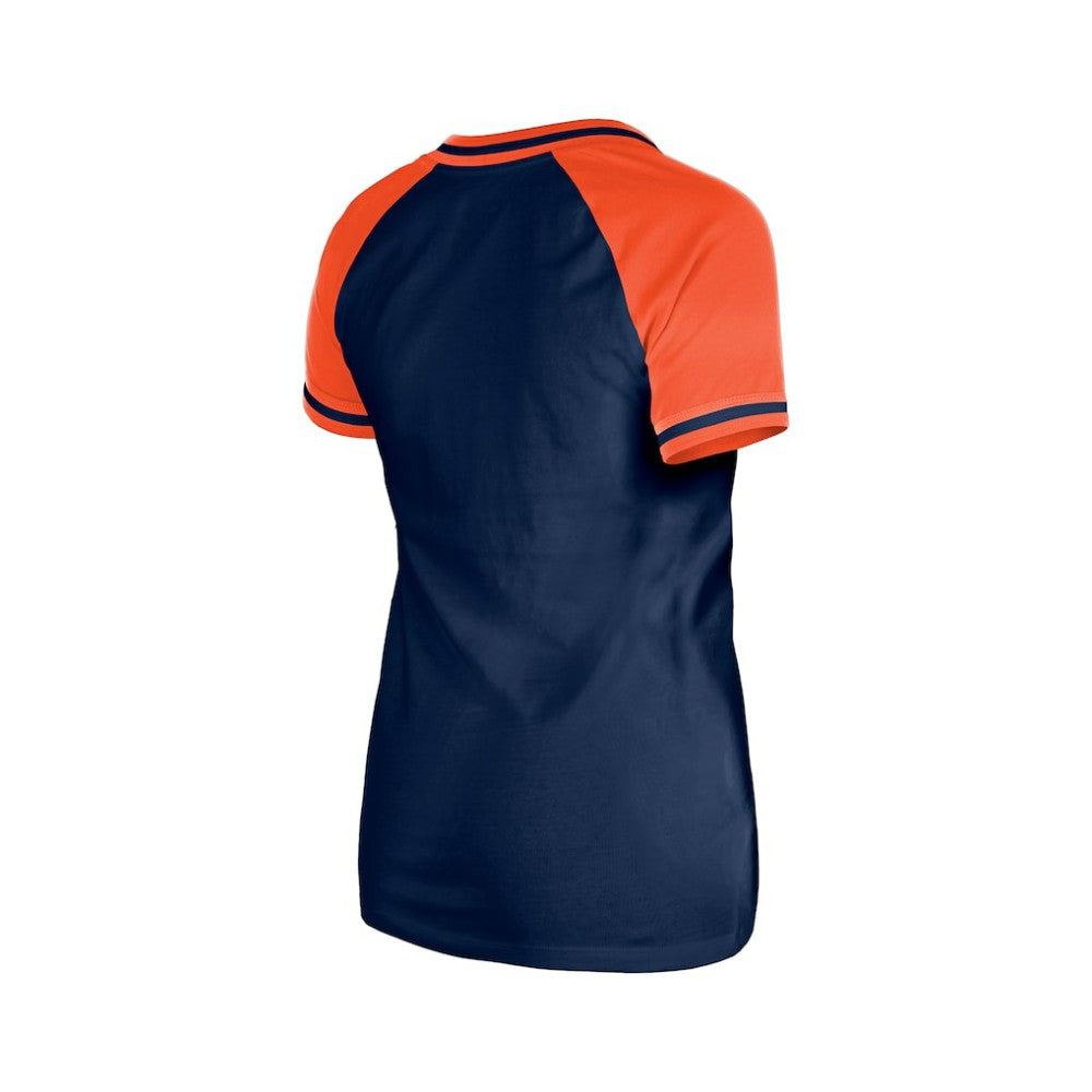 Houston Astros Women's Gameday V-Neck T-Shirt Navy | New Era