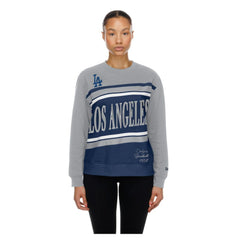 Los Angeles Dodgers Women's Gameday Fleece Sweatshirt Navy/Gray | New Era
