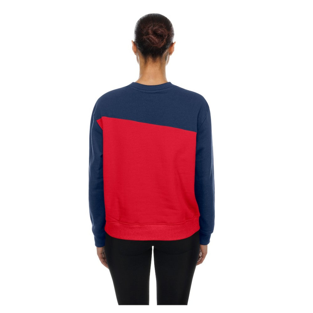 Philadelphia Phillies Women's Gameday Fleece Sweatshirt Red/Navy | New Era