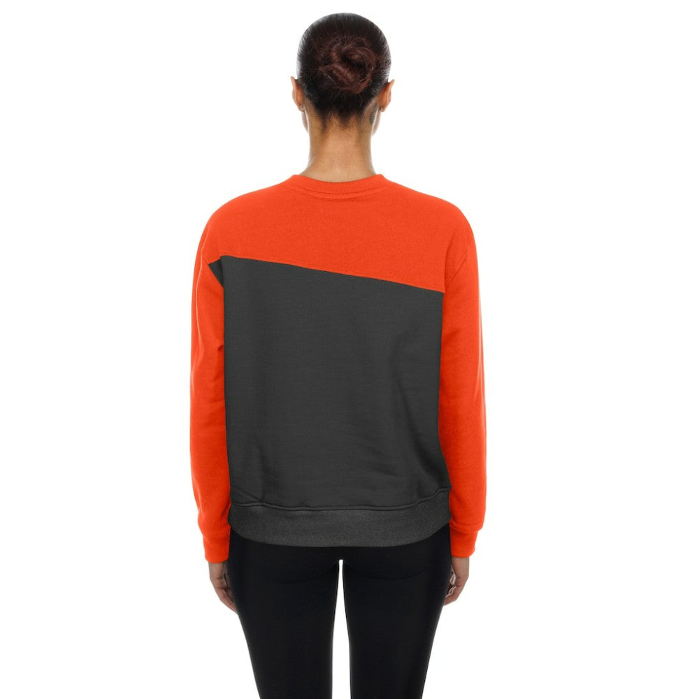 San Francisco Giants Women's Gameday Fleece Sweatshirt Gray/Orange | New Era