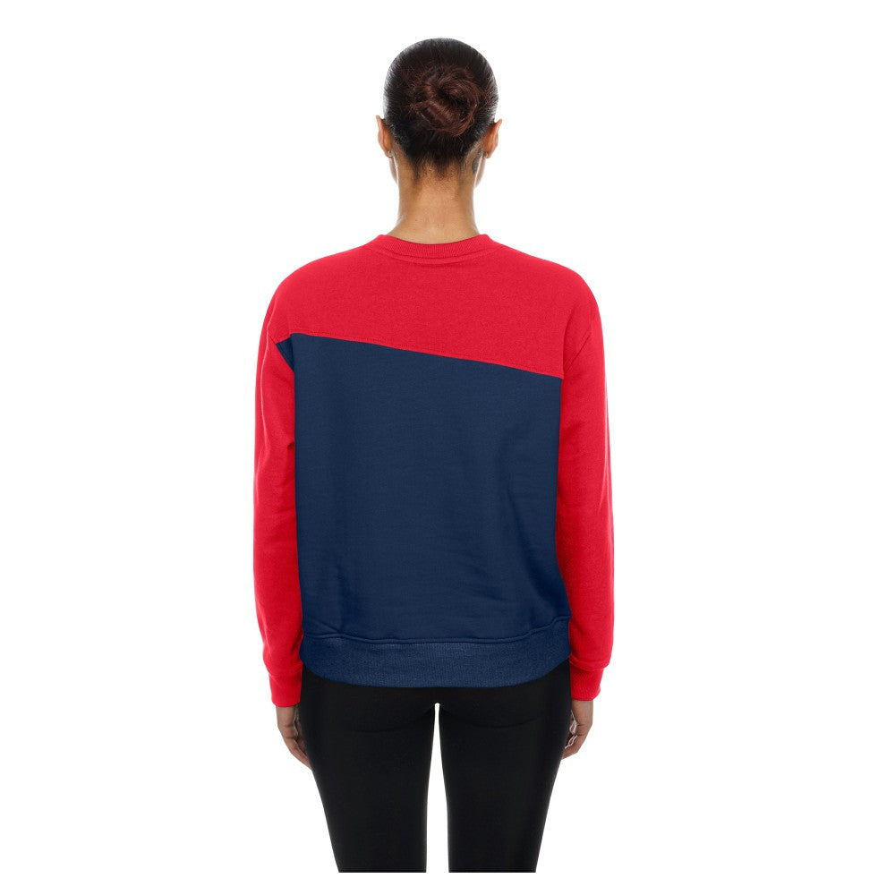 Cleveland Guardians Women's Gameday Fleece Sweatshirt Navy/Red | New Era