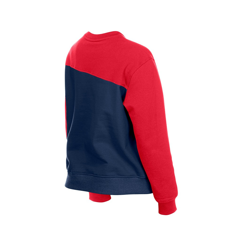Cleveland Guardians Women's Gameday Fleece Sweatshirt Navy/Red | New Era