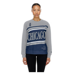 Chicago Cubs Women's Gameday Fleece Sweatshirt Royal/Gray | New Era