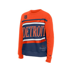 Detroit Tigers Women's Gameday Fleece Sweatshirt Navy/Orange | New Era