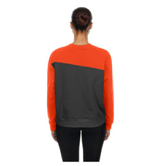 Baltimore Orioles Women's Gameday Fleece Sweatshirt Gray/Orange | New Era