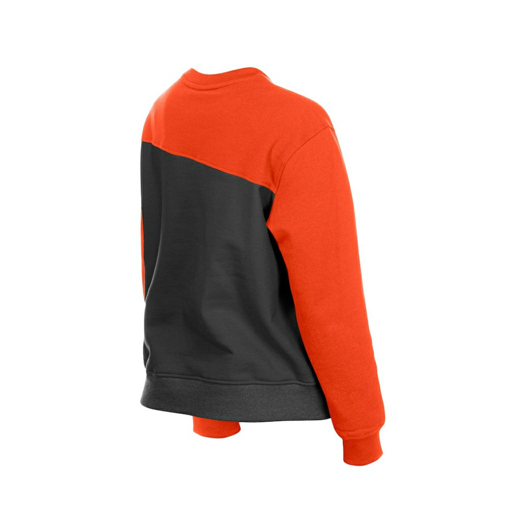 Baltimore Orioles Women's Gameday Fleece Sweatshirt Gray/Orange | New Era