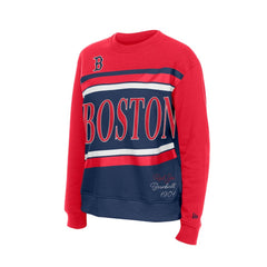 Boston Red Sox Women's Gameday Fleece Sweatshirt Navy/Red | New Era