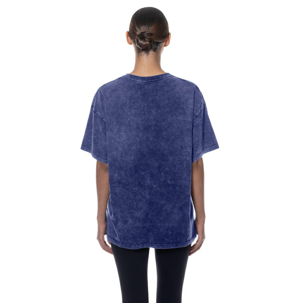 Los Angeles Dodgers Women's Oversized Boyfriend T-Shirt Blue | New Era