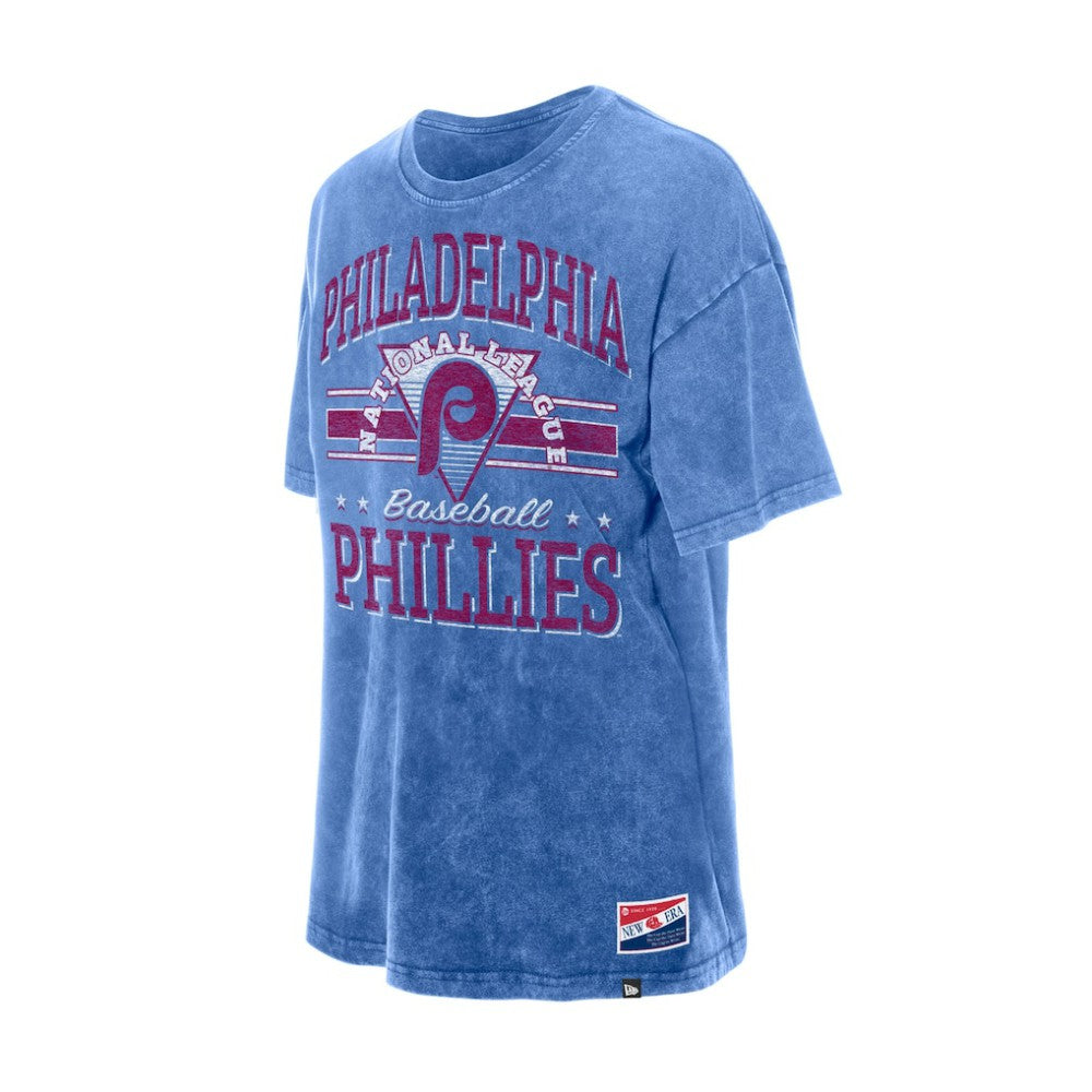 Philadelphia Phillies Women's Oversized Boyfriend T-Shirt Light Blue | New Era
