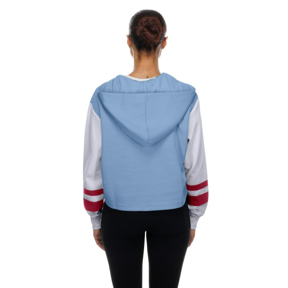 Philadelphia Phillies Women's Boxy Lace-Up Hoodie Light Blue | New Era