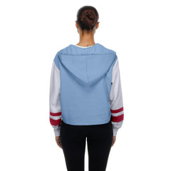 Philadelphia Phillies Women's Boxy Lace-Up Hoodie Light Blue | New Era