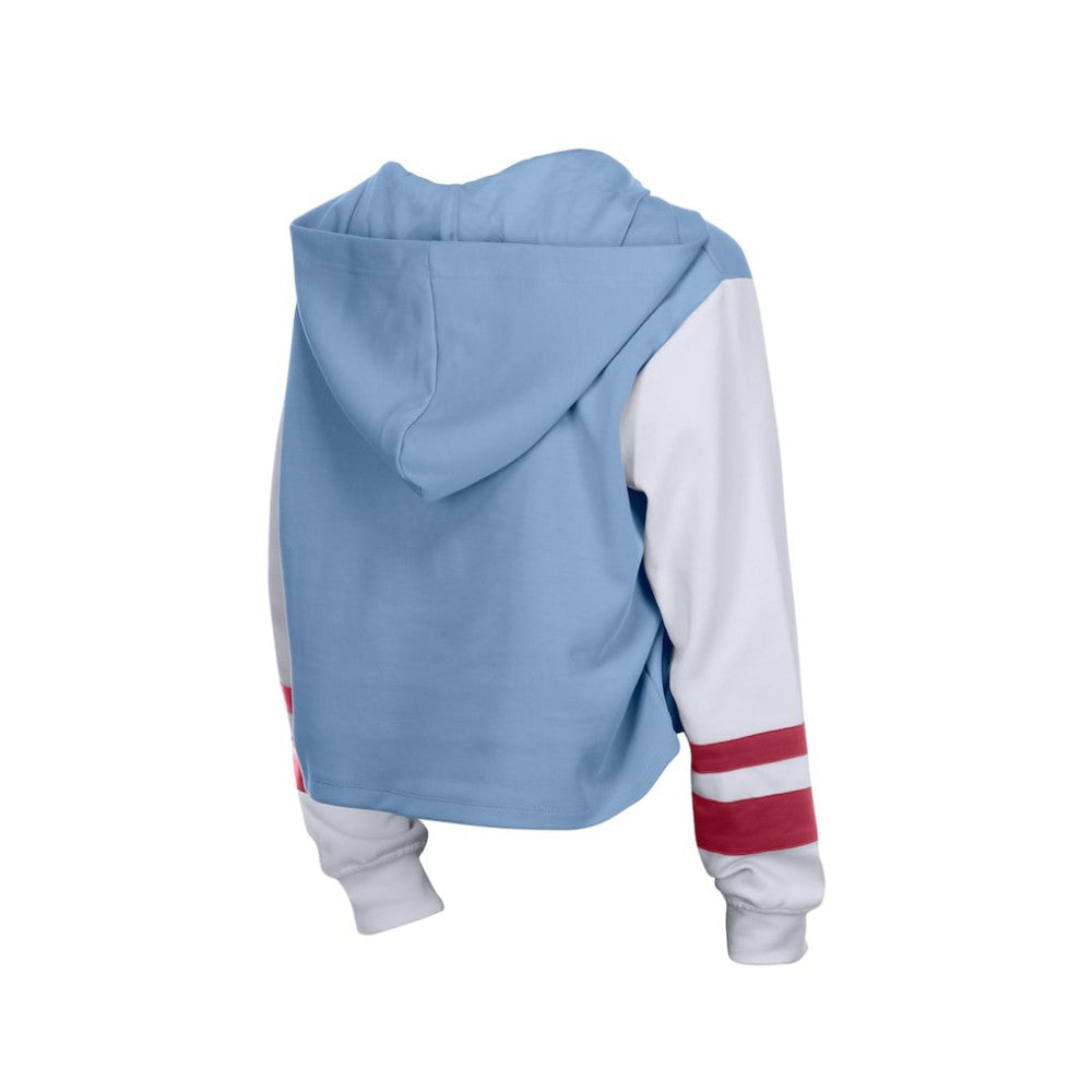 Philadelphia Phillies Women's Boxy Lace-Up Hoodie Light Blue | New Era