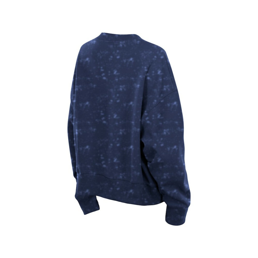 New York Yankees Women's Throwback Oversized Boxy Sweatshirt Navy | New Era
