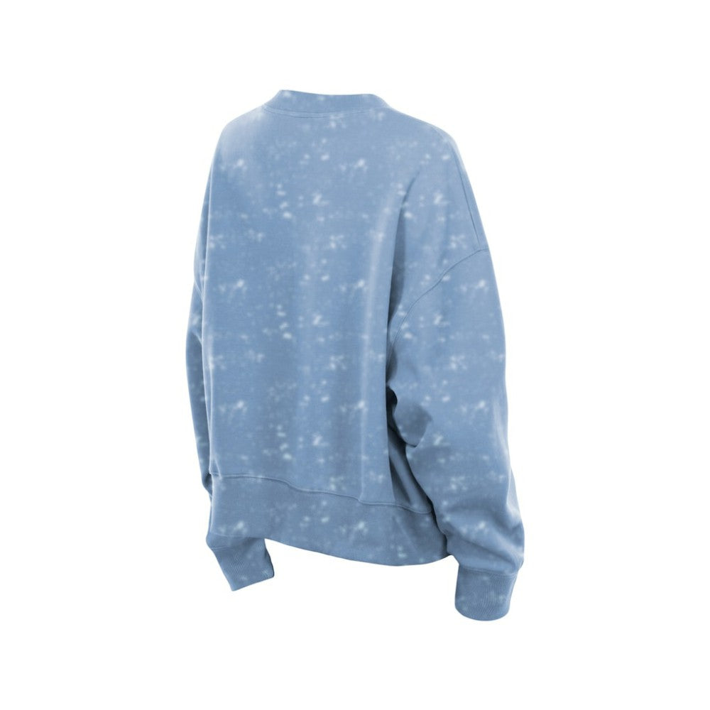 Philadelphia Phillies Women's Throwback Oversized Boxy Sweatshirt Light Blue | New Era