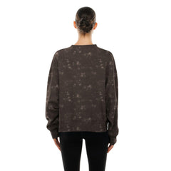 San Diego Padres Women's Throwback Oversized Boxy Sweatshirt Brown | New Era