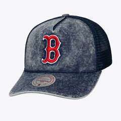 Boston Red Sox Unisex Gameday Adjustable Trucker Hat Navy | Mitchell & Ness