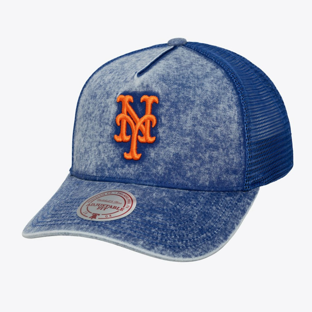 New York Mets Unisex Gameday Adjustable Trucker Hat Royal | Mitchell & Ness