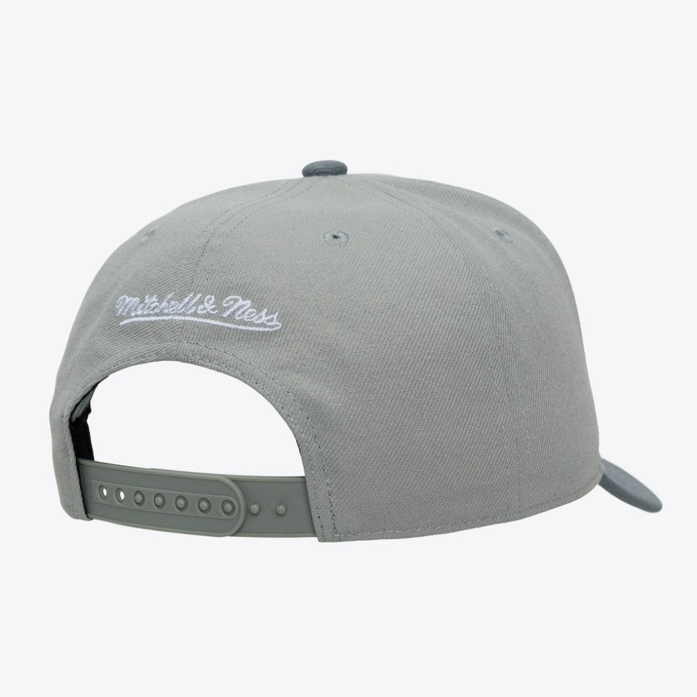 Philadelphia Phillies Cooperstown Thunderstorm Head Coach Pro-Crown Adjustable Hat Gray | Mitchell & Ness
