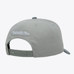Chicago Cubs Thunderstorm Head Coach Pro-Crown Adjustable Hat Gray | Mitchell & Ness