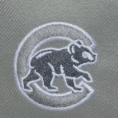 Chicago Cubs Thunderstorm Head Coach Pro-Crown Adjustable Hat Gray | Mitchell & Ness