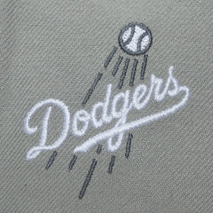 Los Angeles Dodgers Thunderstorm Head Coach Pro-Crown Adjustable Hat Gray | Mitchell & Ness