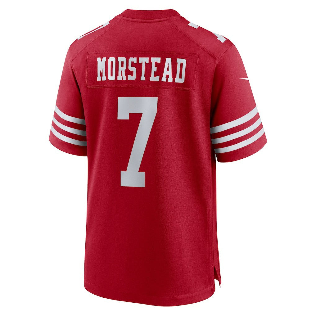 Thomas Morstead San Francisco 49ers Team Game Jersey - Scarlet