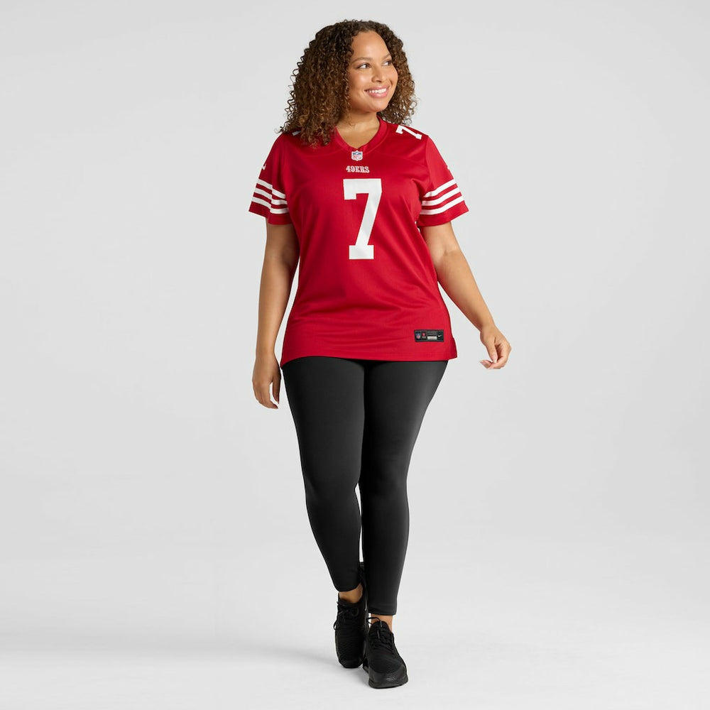 Thomas Morstead San Francisco 49ers Women's Team Game Jersey - Scarlet