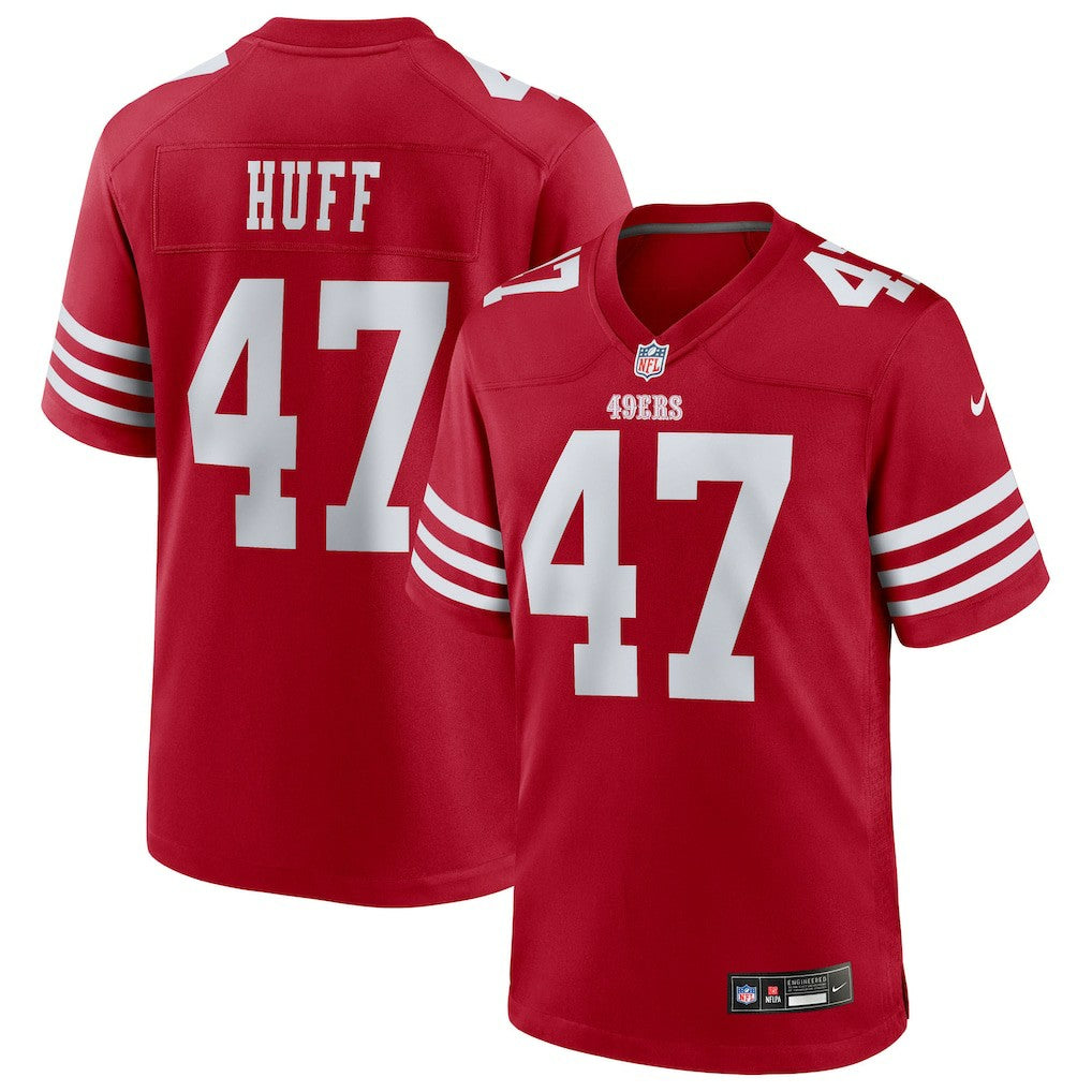 Bryce Huff San Francisco 49ers Team Game Jersey - Scarlet