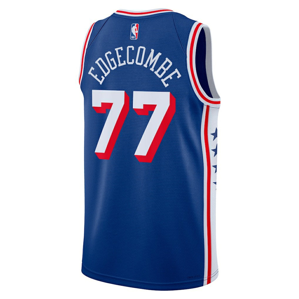 V. J. Edgecombe Philadelphia 76ers Unisex 2025 NBA Draft First Round Pick Swingman Jersey - Icon Edition - Royal