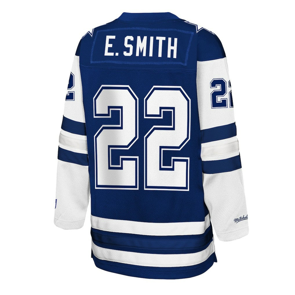 Emmitt Smith Dallas Cowboys Youth Hockey Fashion Jersey - Navy outlet