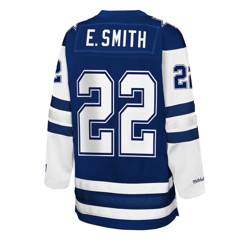 Emmitt Smith Dallas Cowboys Youth Hockey Fashion Jersey - Navy outlet