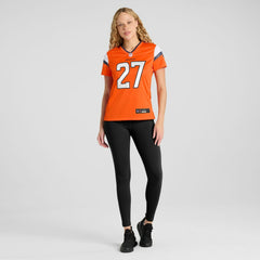 J.K. Dobbins Denver Broncos Women's Team Game Jersey - Orange