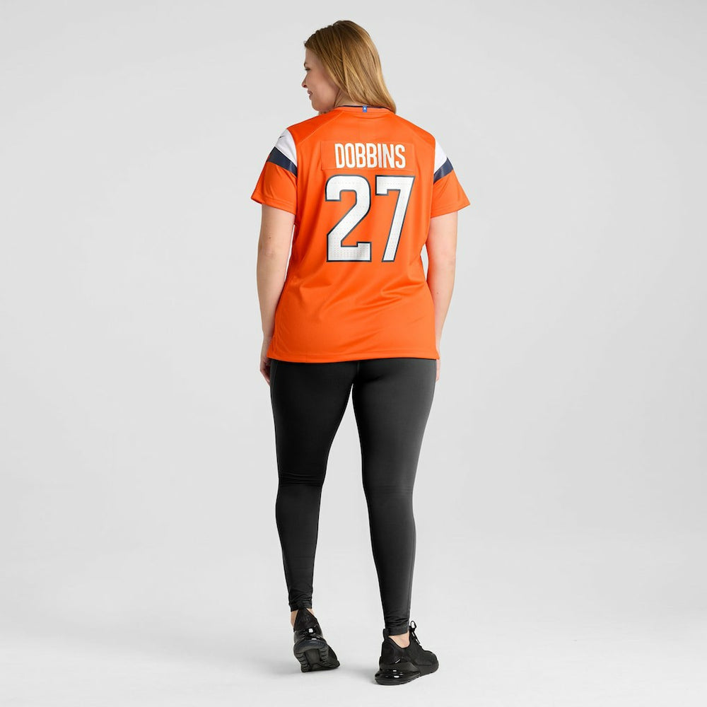 J.K. Dobbins Denver Broncos Women's Team Game Jersey - Orange