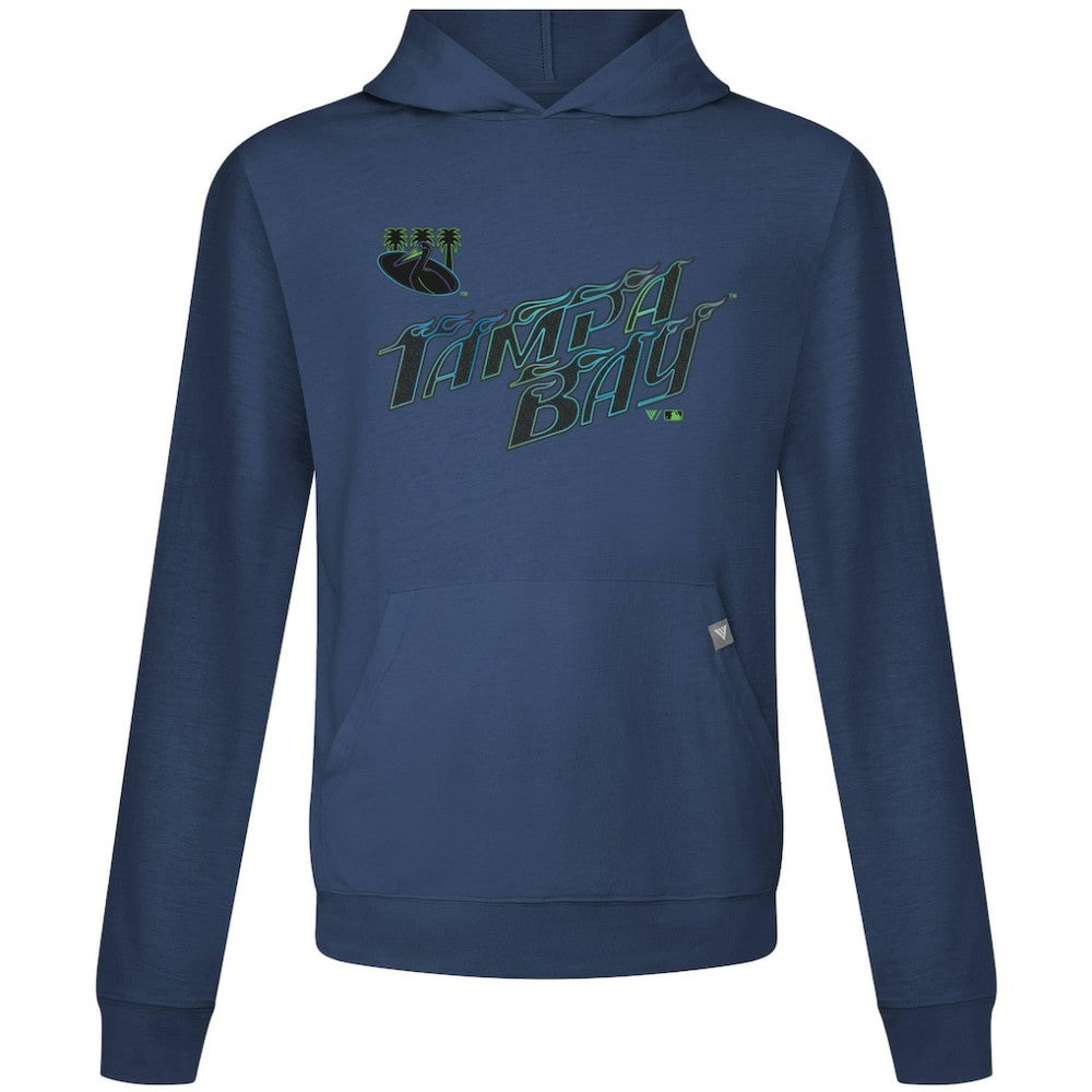 Tampa Bay Rays Levelwear City Connect Relay Core Logo Pullover Hoodie Navy