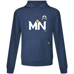 Minnesota Twins Levelwear City Connect Relay Core Logo Pullover Hoodie Navy