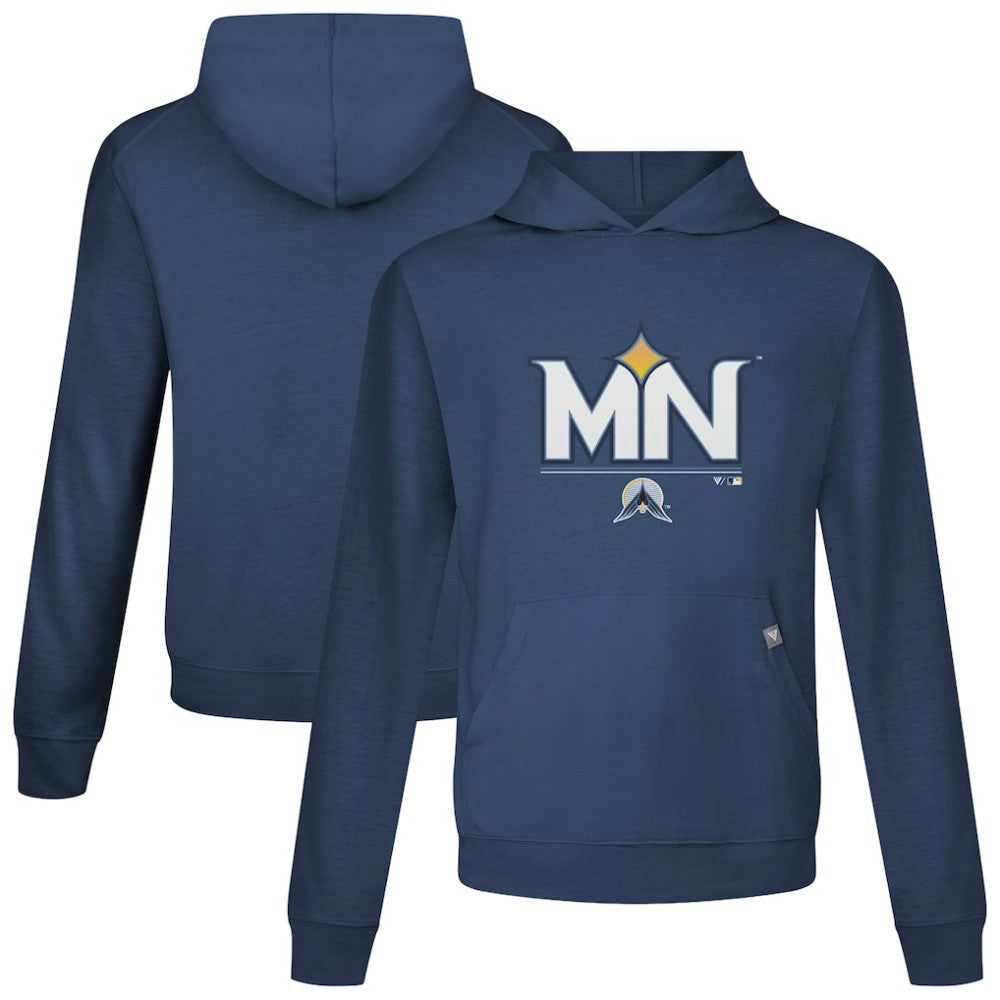 Minnesota Twins Levelwear City Connect Relay Core Logo Pullover Hoodie Navy