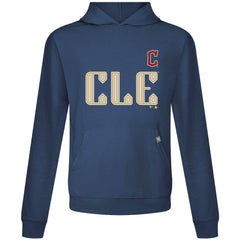 Cleveland Guardians Levelwear City Connect Relay Core Logo Pullover Hoodie Navy